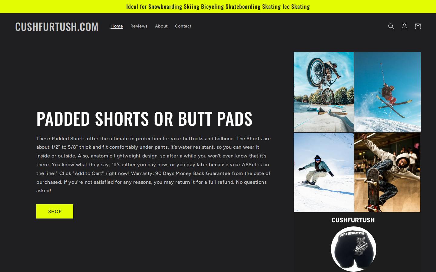 cushfurtush.com homepage screenshot