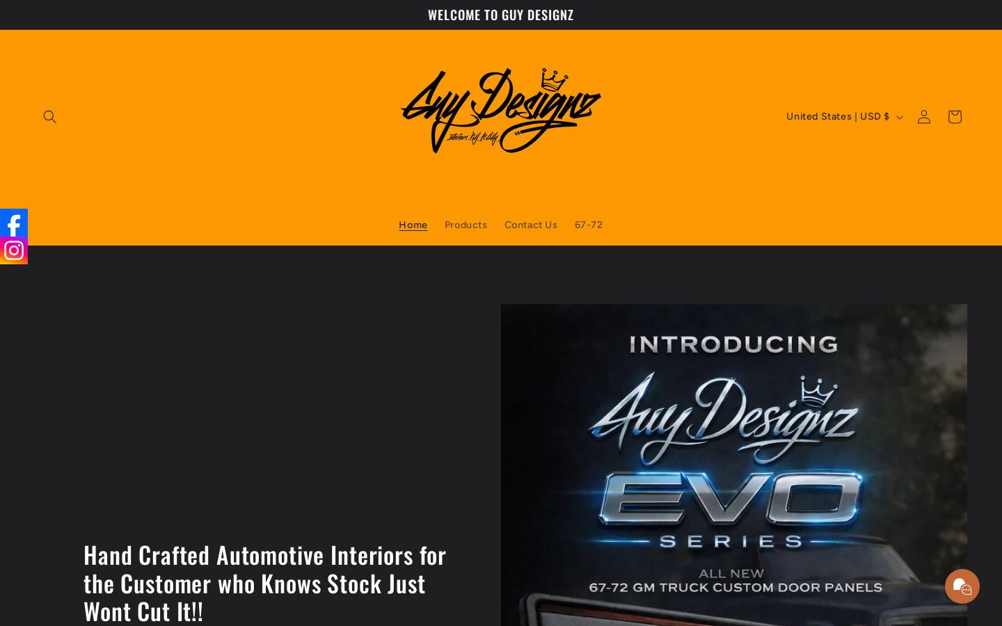 customc10interior.com homepage screenshot