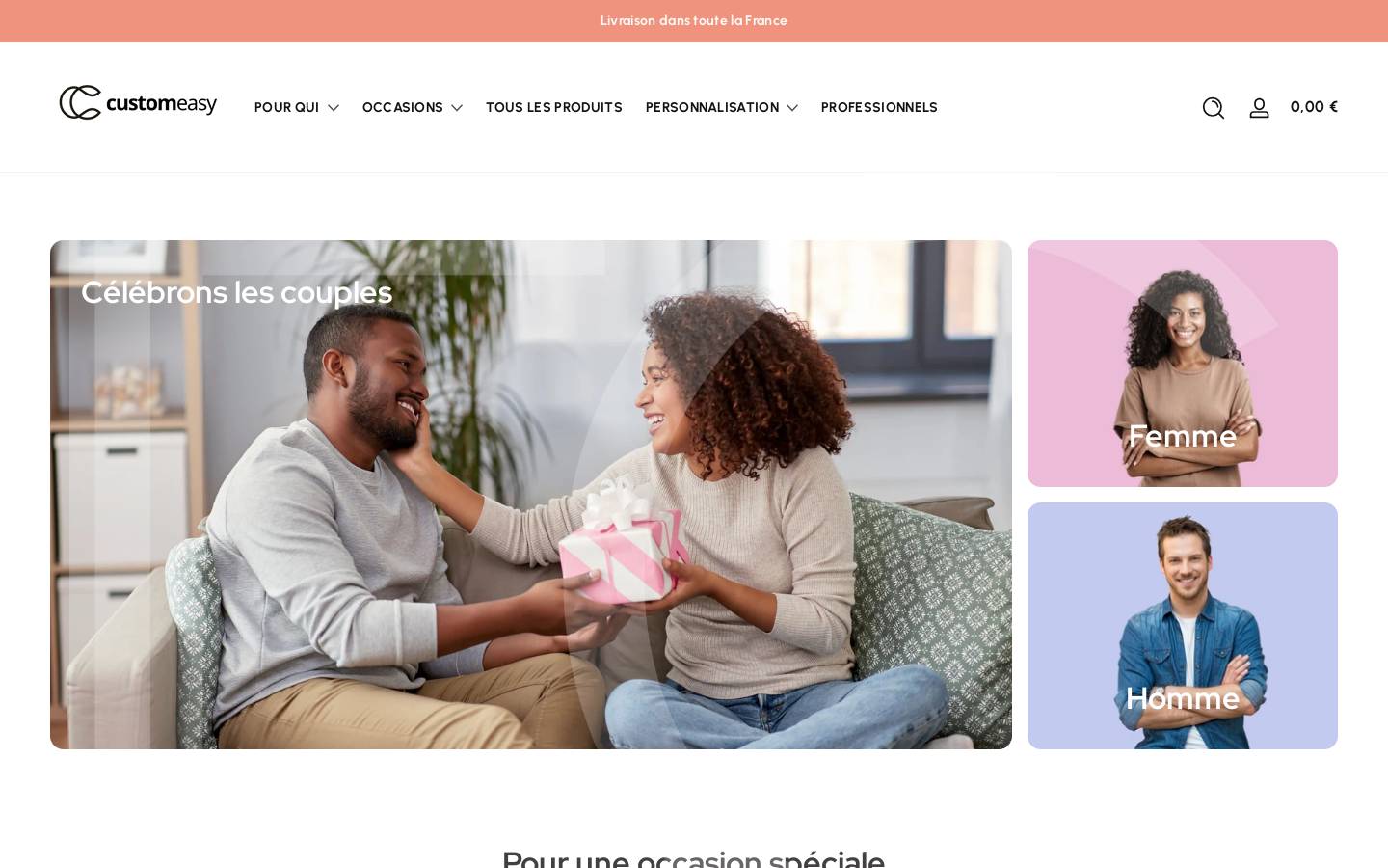 customeasy.fr homepage screenshot