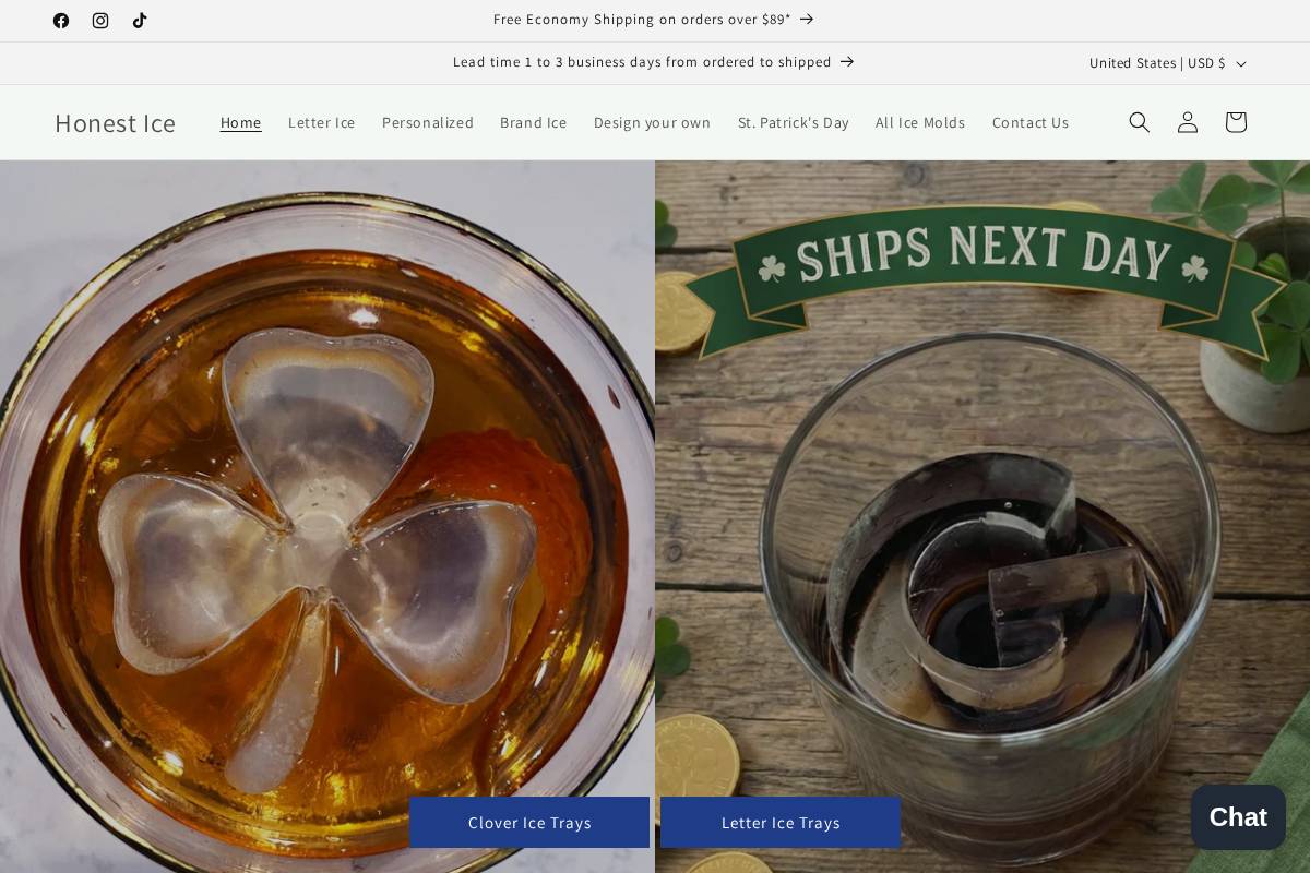 customicemold.com homepage screenshot