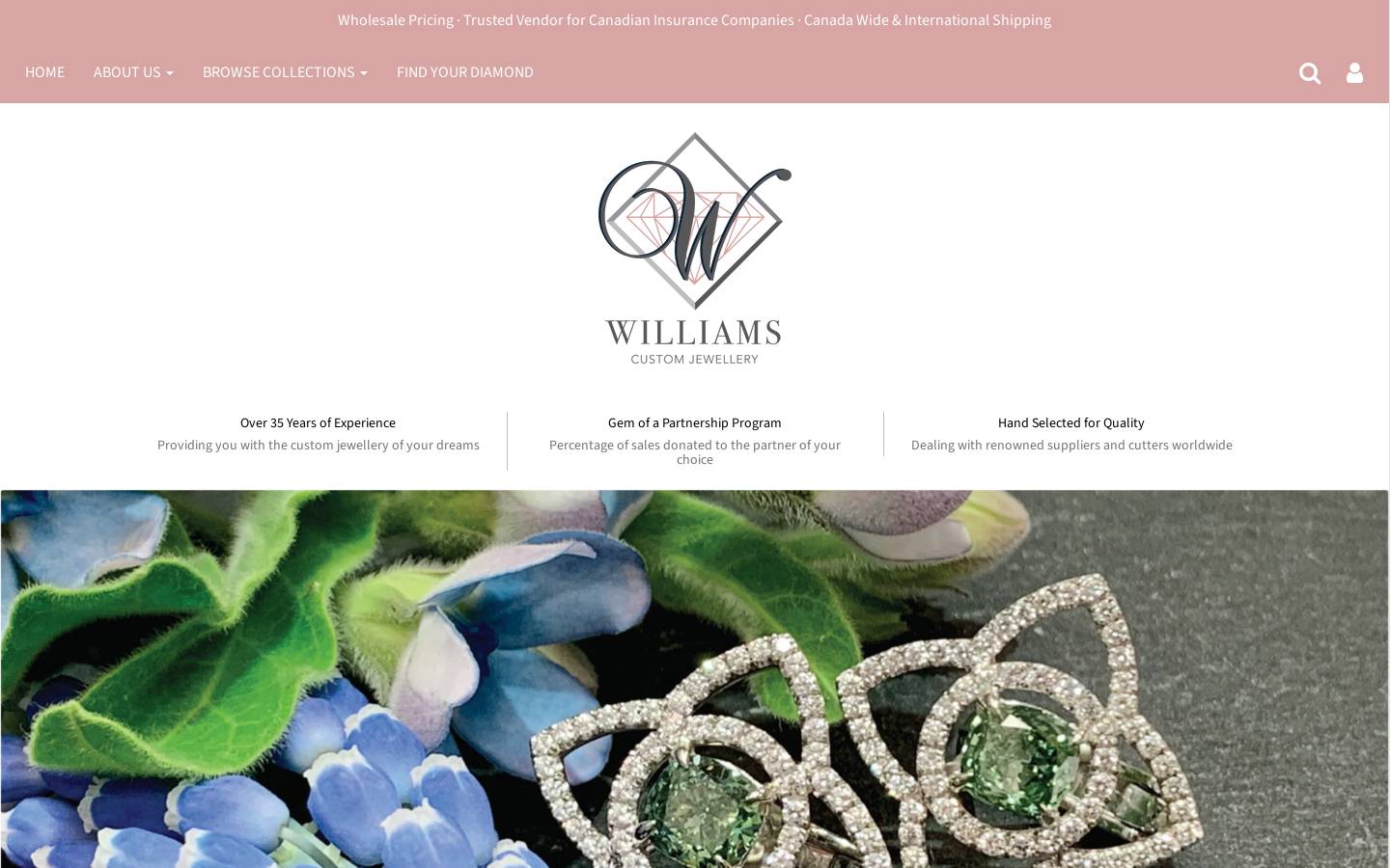 customjewellery.com homepage screenshot