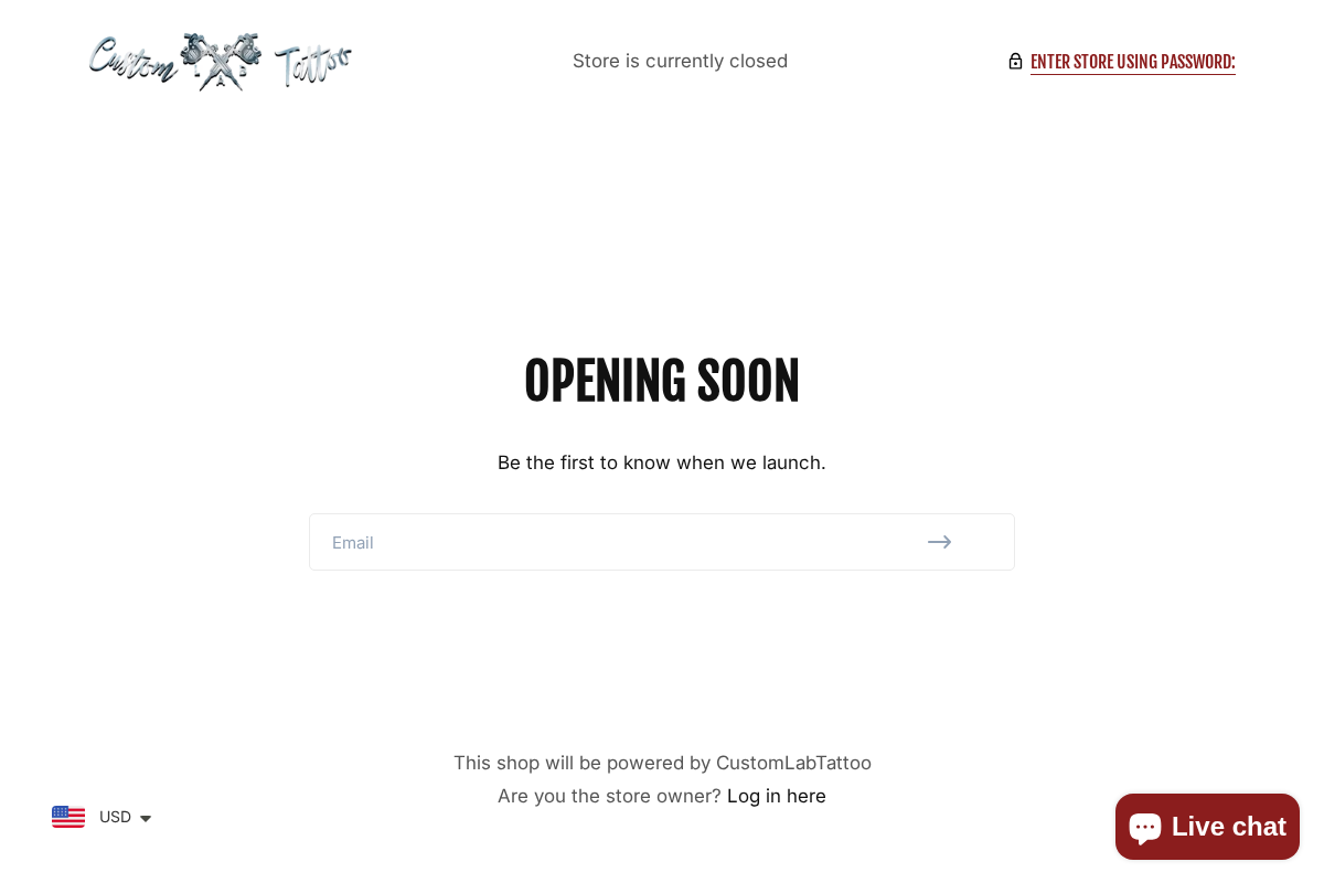 customlabtattoo.com homepage screenshot