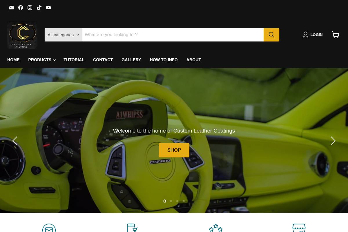 Big Ts Customz homepage screenshot