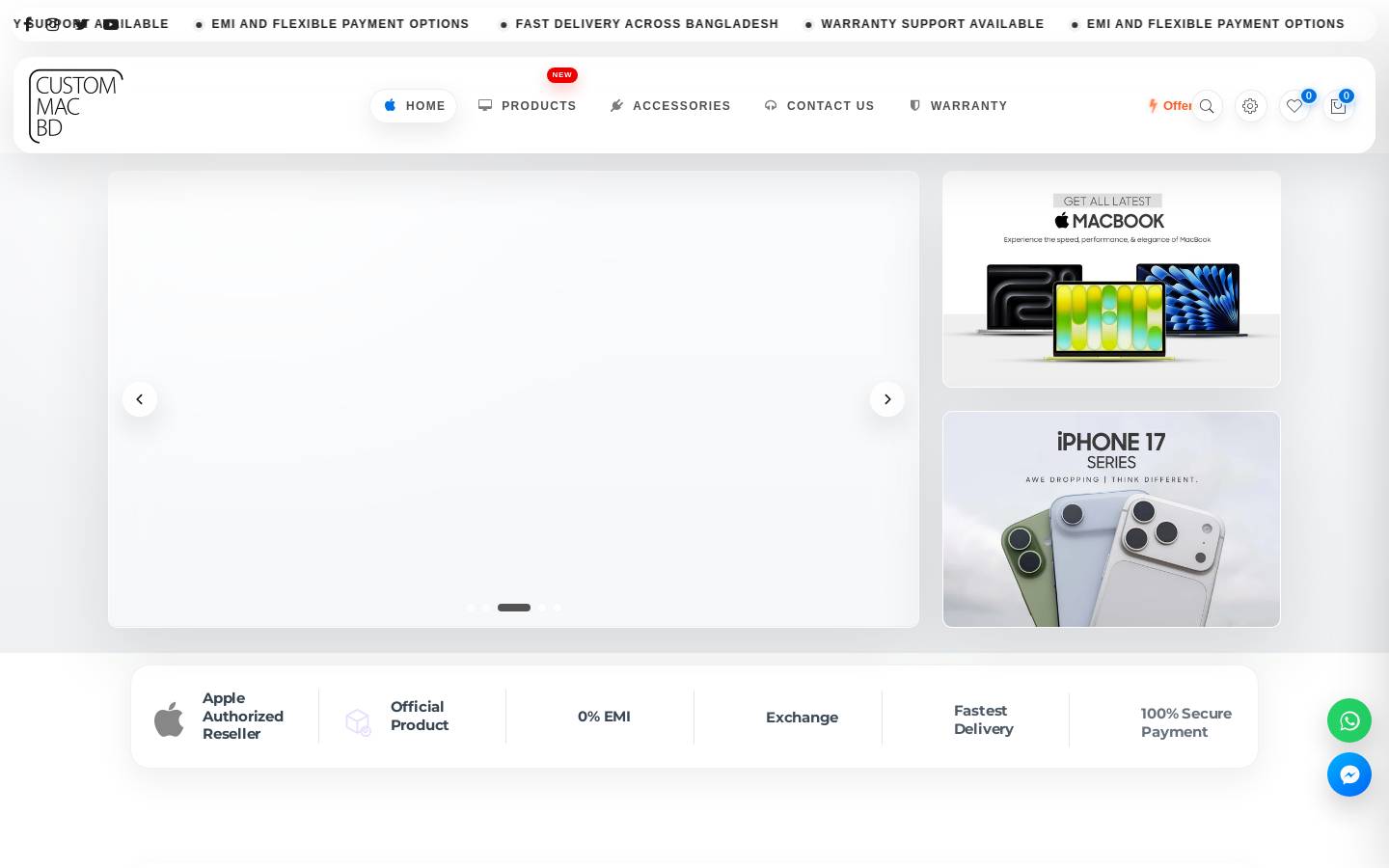custommacbd.com homepage screenshot
