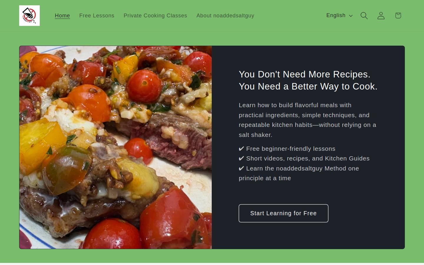 custommadepizzaguy.com homepage screenshot