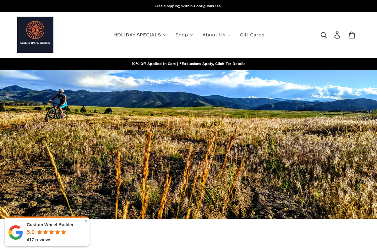Custom Wheel Builder homepage screenshot