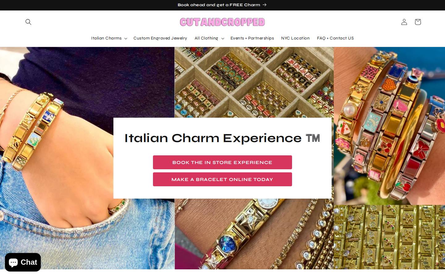 cutandcropped.com homepage screenshot