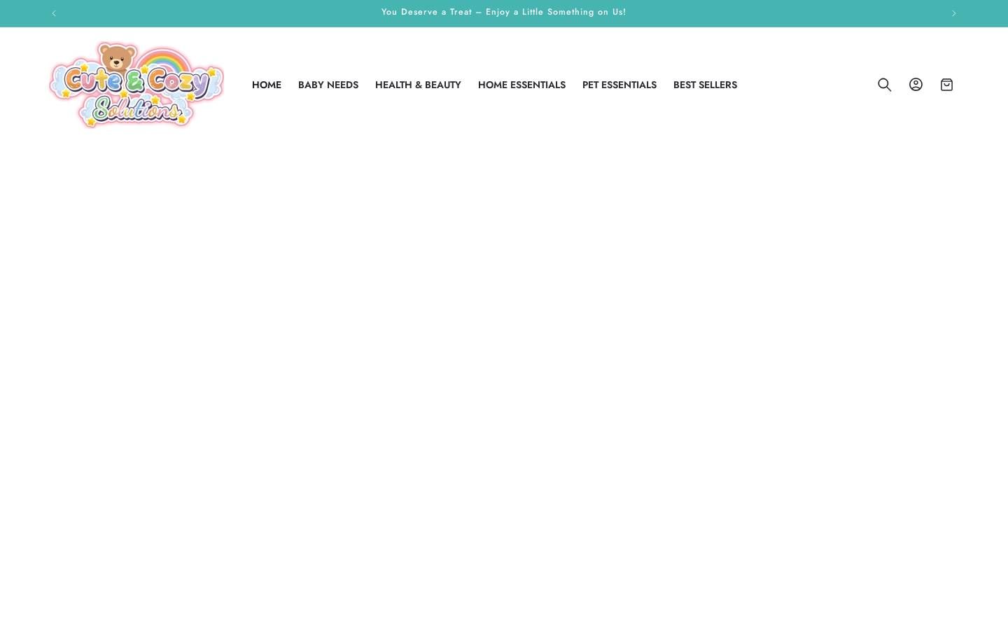cuteandcozysolutions.com homepage screenshot