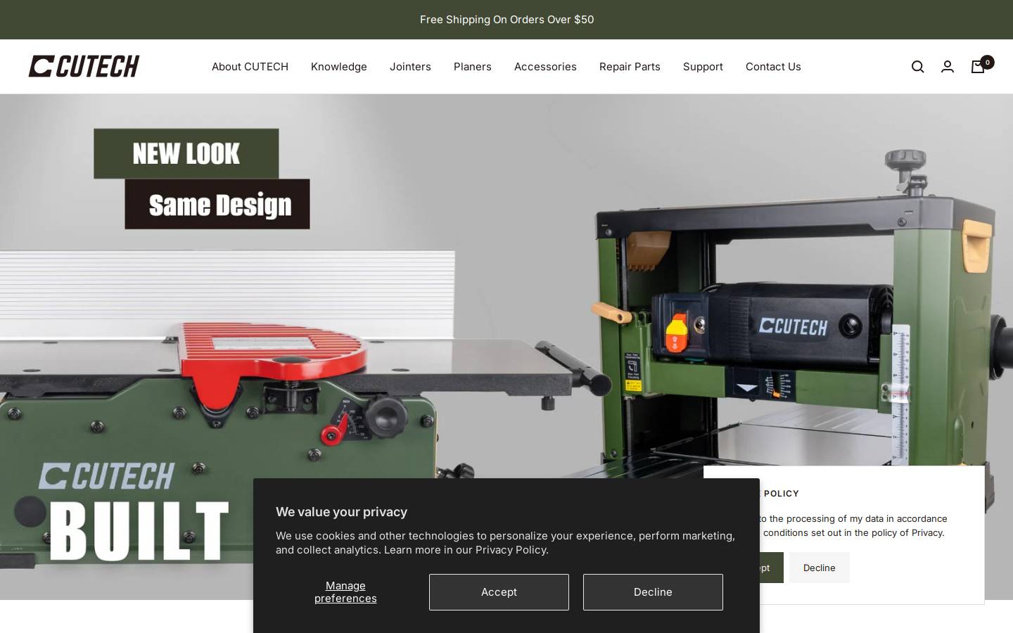 cutechtools.us homepage screenshot