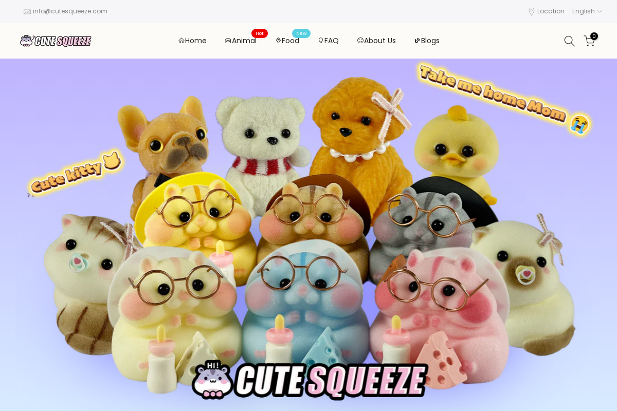 cutesqueeze homepage screenshot