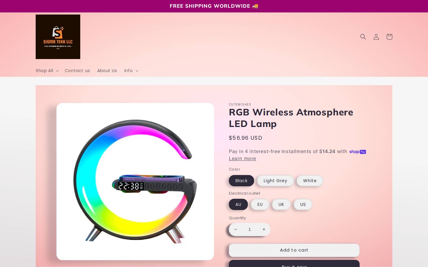 cutewishes.com homepage screenshot