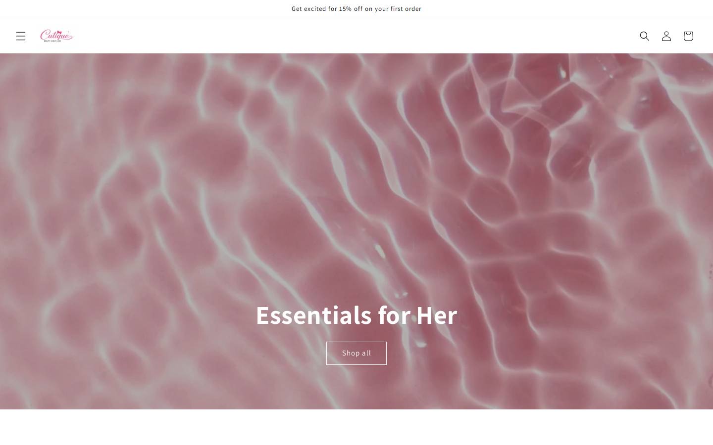 cutique.site homepage screenshot
