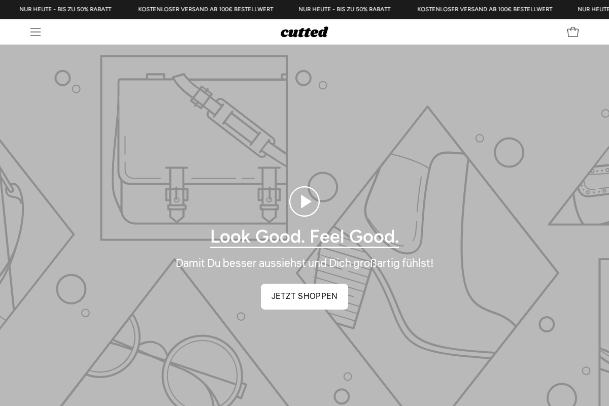 Cutted homepage screenshot