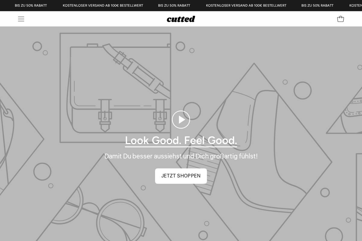 Cutted homepage screenshot