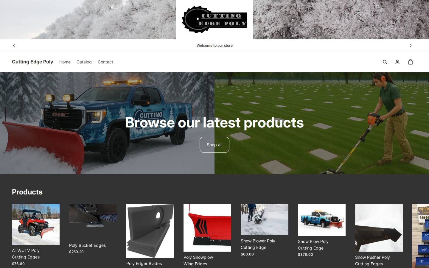 cuttingedgepoly.com homepage screenshot