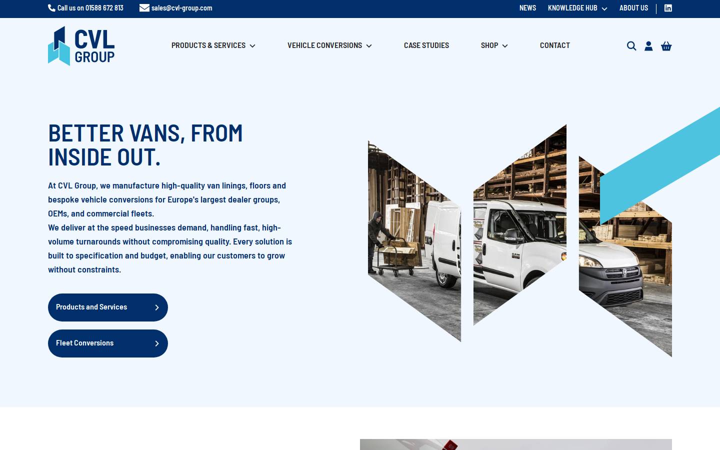 cvl-group.com homepage screenshot