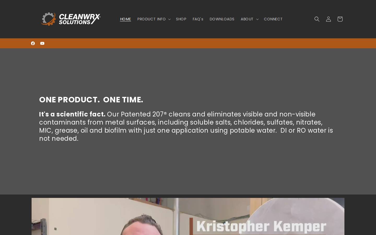cw207.com homepage screenshot