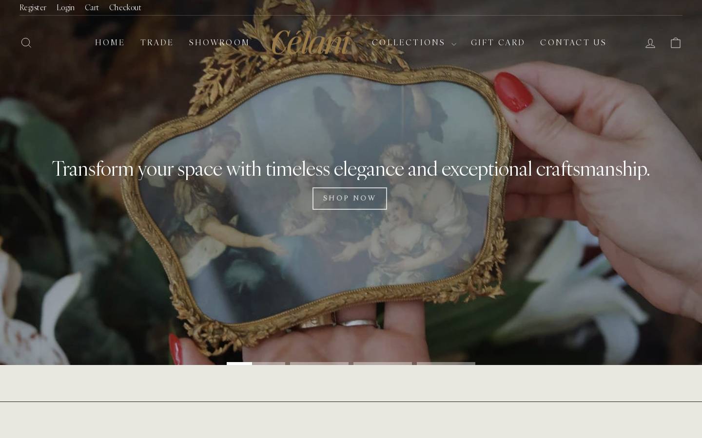 cwantiquesandinteriors.com homepage screenshot