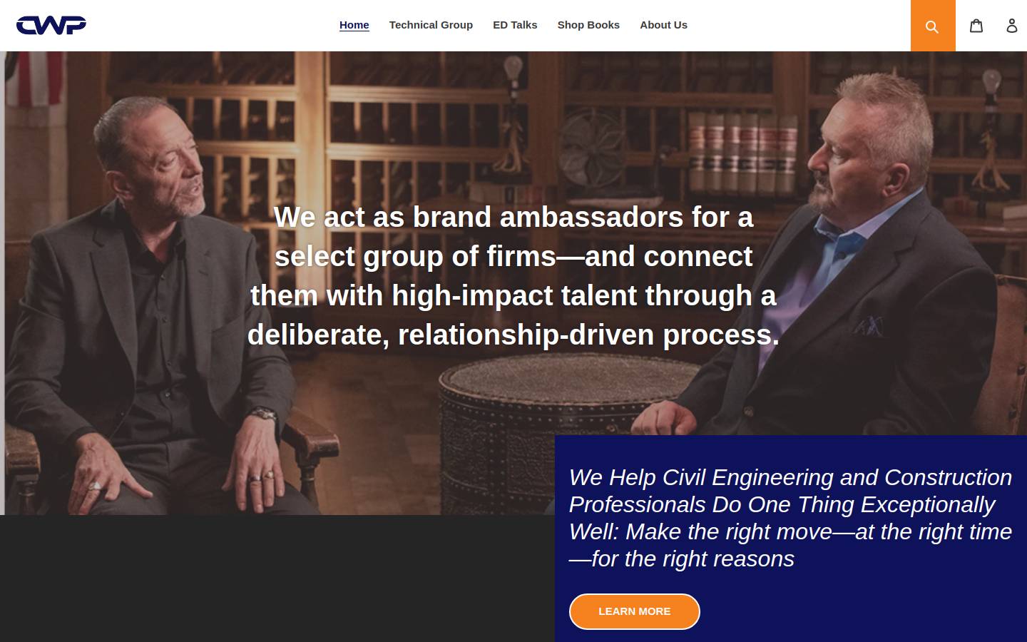 cwptechnical.com homepage screenshot