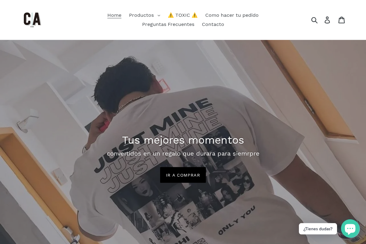 C&A Ideas homepage screenshot