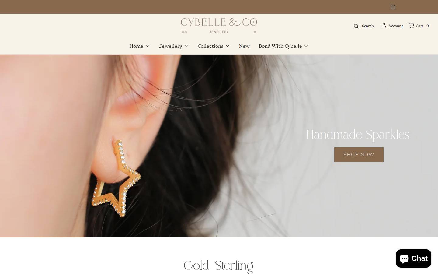 Cybelle & Co homepage screenshot