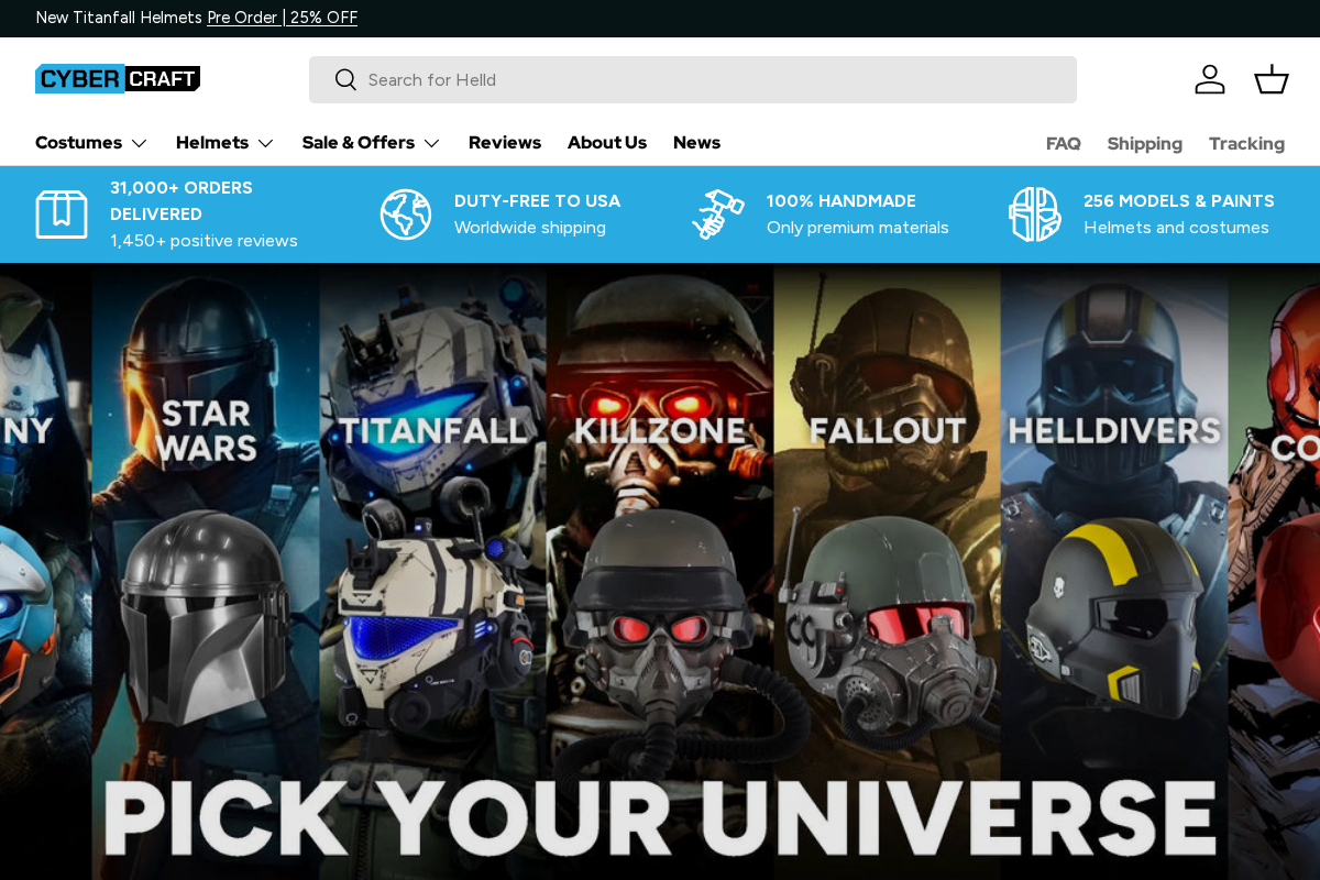 Cyber Craft homepage screenshot