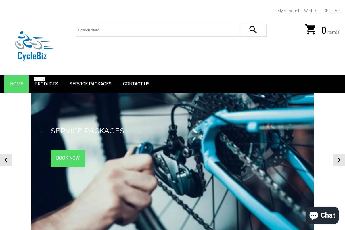 cyclebizonline.com homepage screenshot