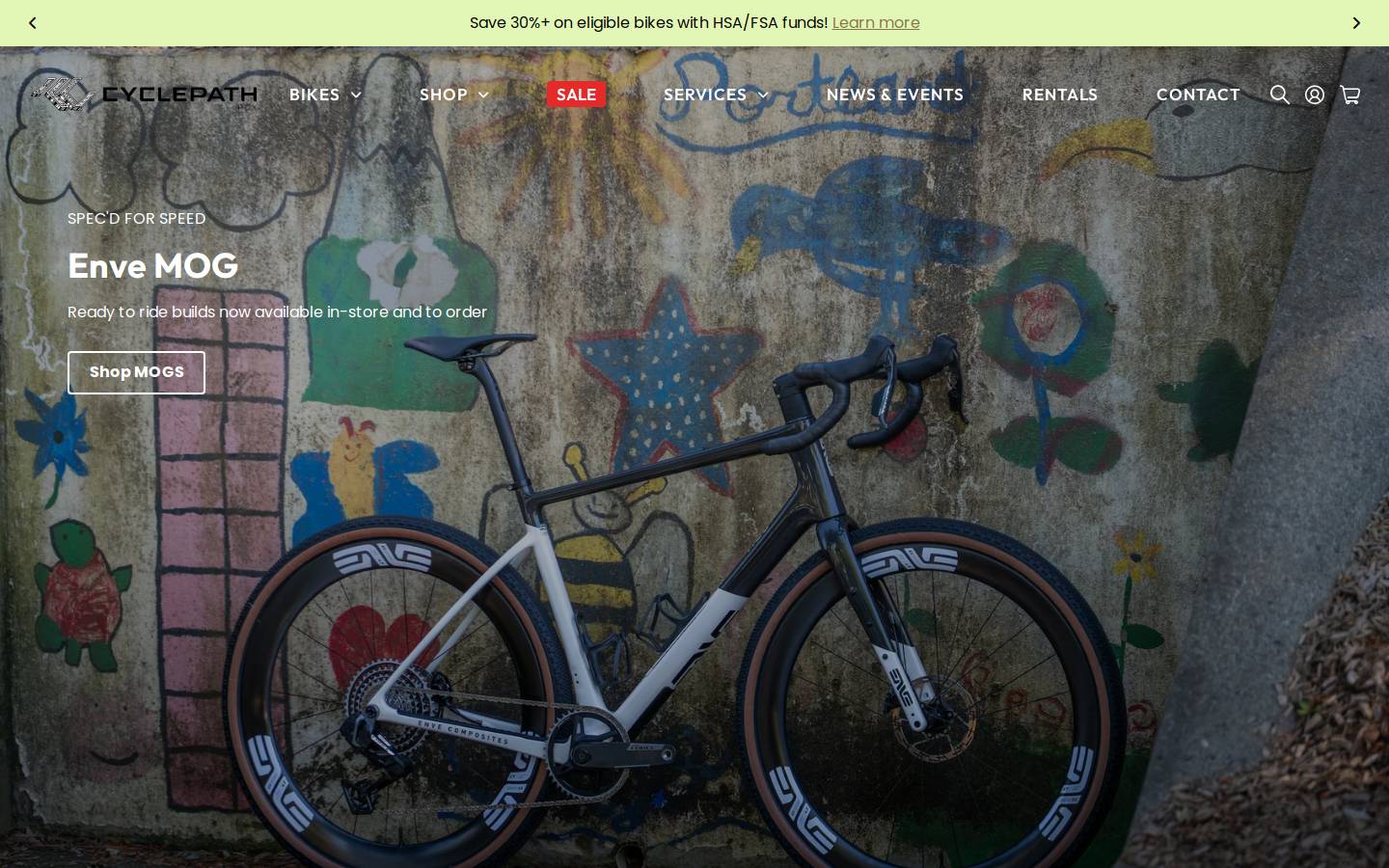 cyclepathpdx.com homepage screenshot