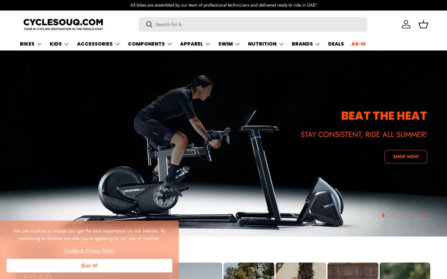 CycleSouq.com homepage screenshot