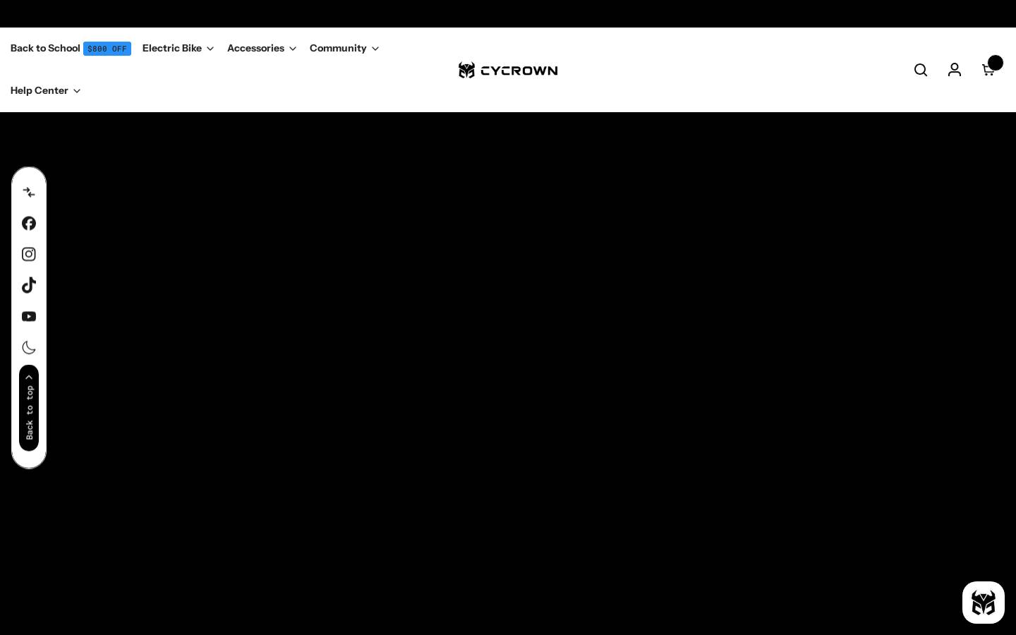 Cycrown homepage screenshot