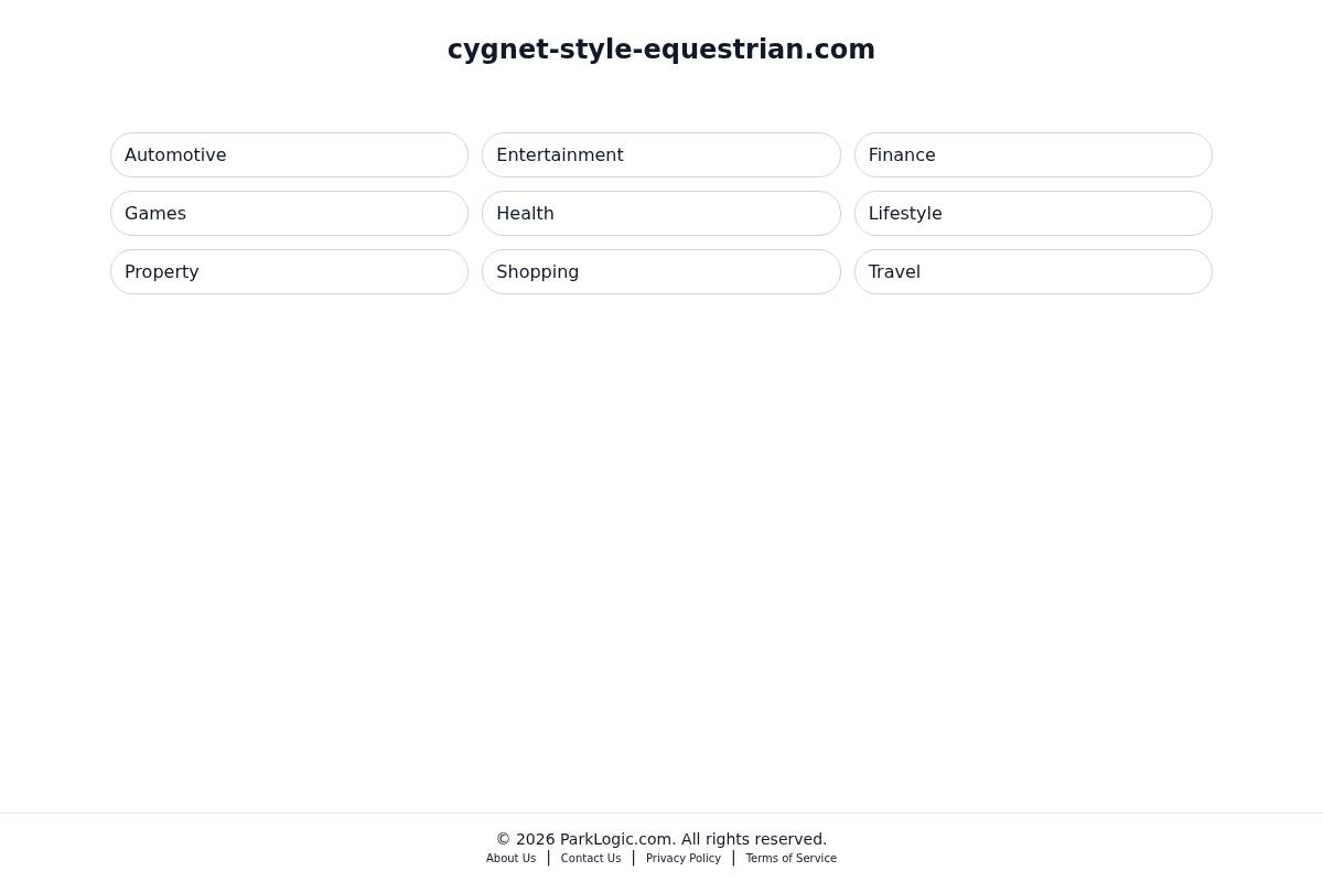 cygnet-style-equestrian.com homepage screenshot