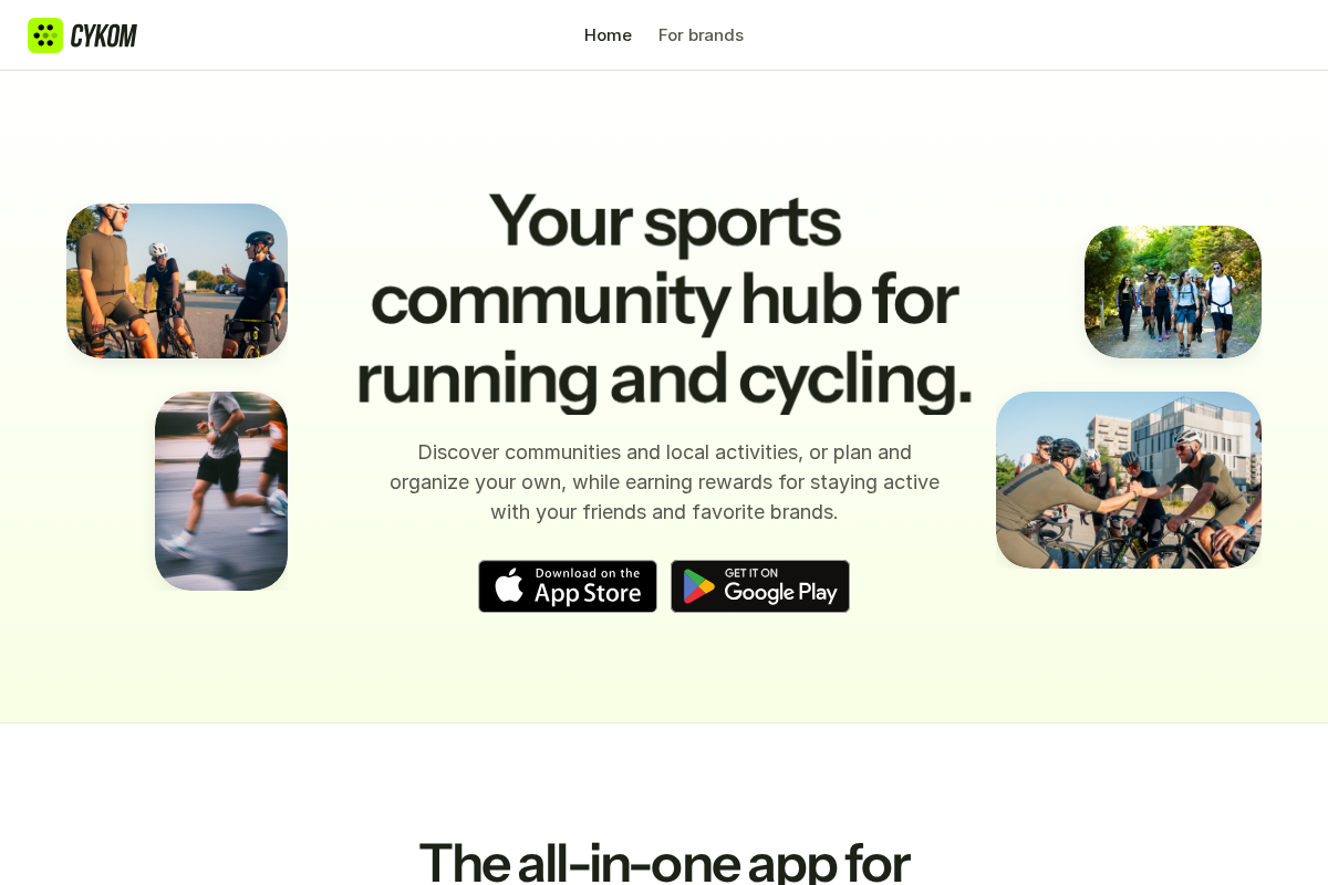 CYKOM homepage screenshot