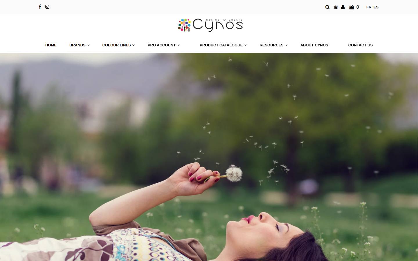 cynos.com homepage screenshot