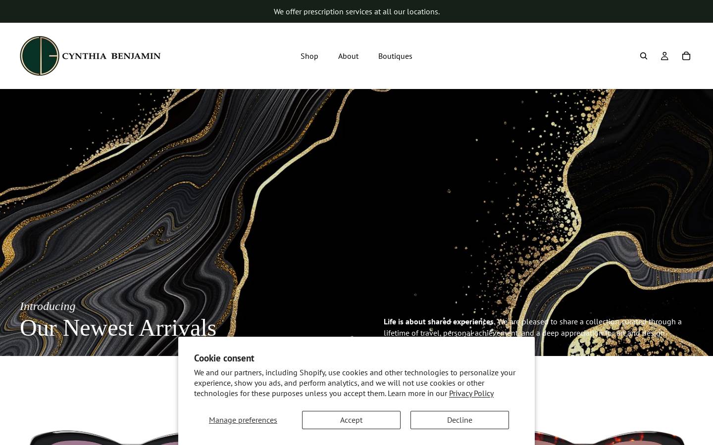 cynthia-benjamin.com homepage screenshot