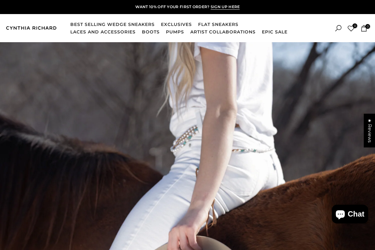 CynthiaRichard homepage screenshot