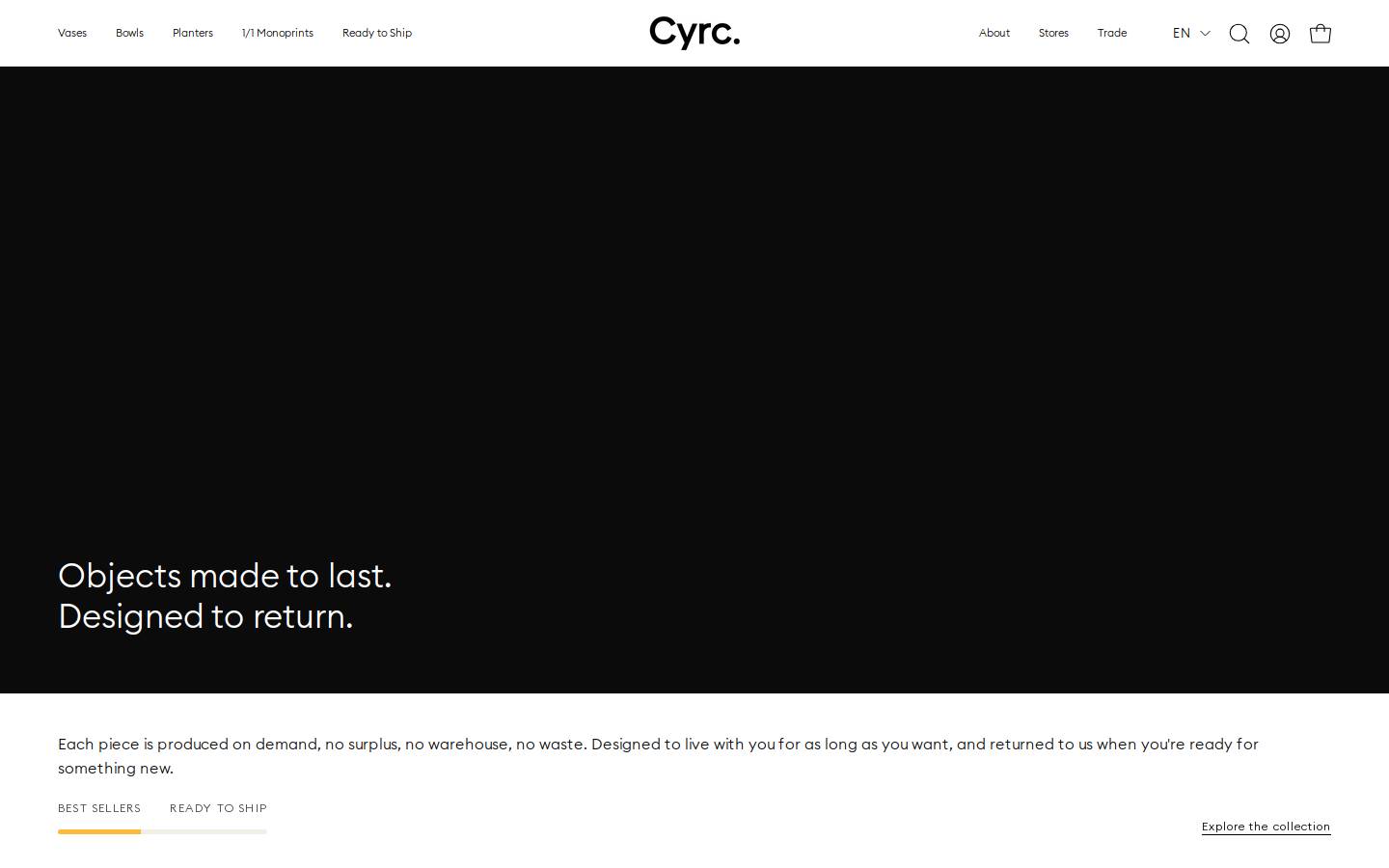 Cyrc. homepage screenshot