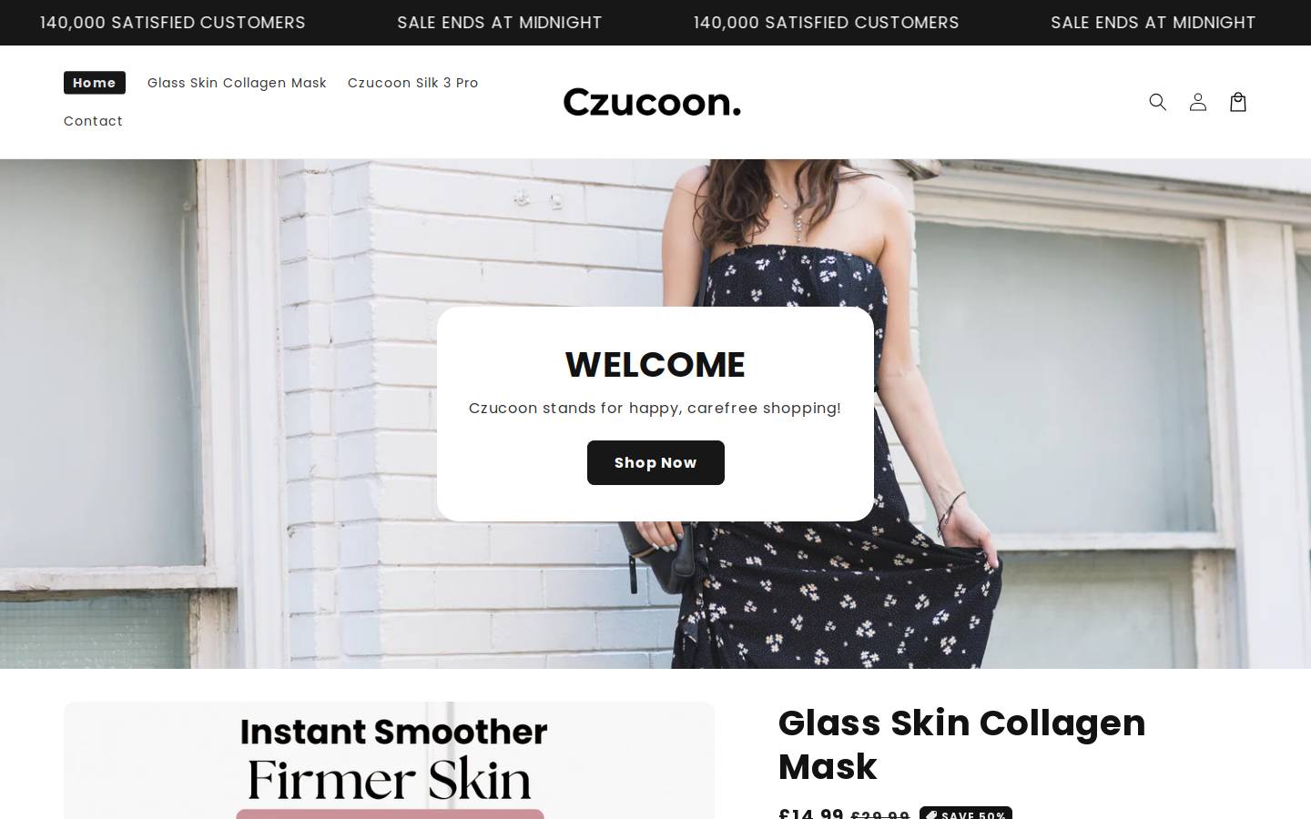 czucoon.com homepage screenshot