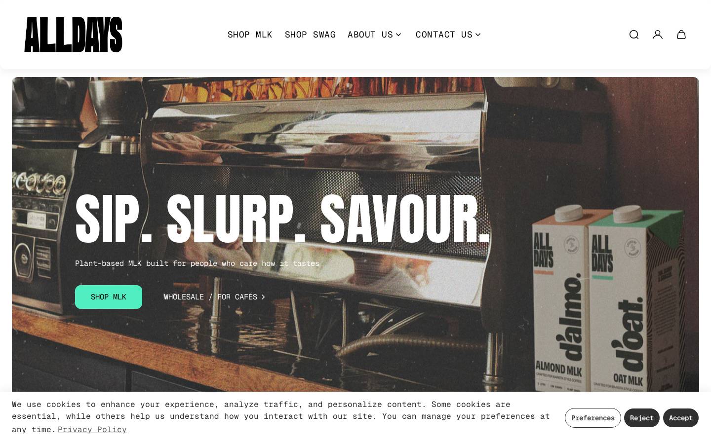 d-oat.com homepage screenshot