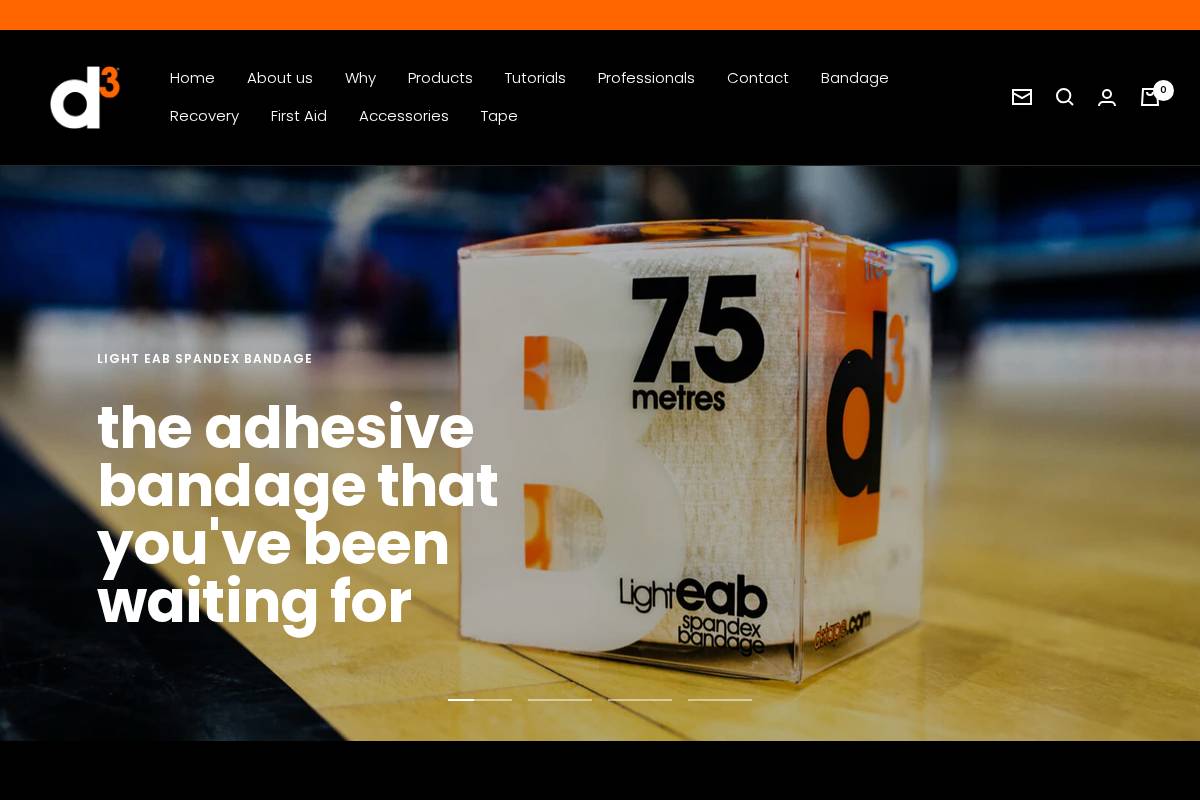 d3tapeusa.com homepage screenshot
