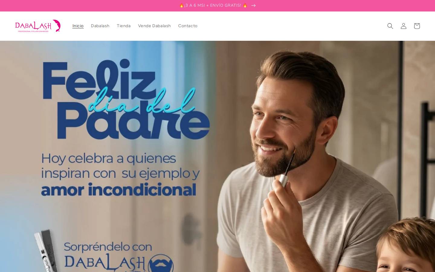 dabalashmexico.mx homepage screenshot