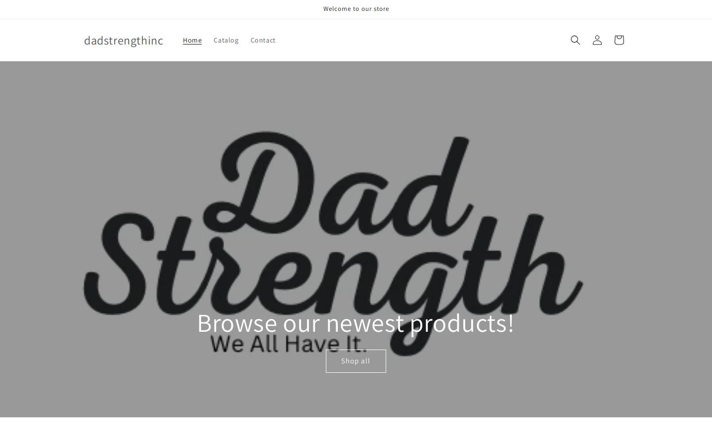 dadstrengthinc.com homepage screenshot