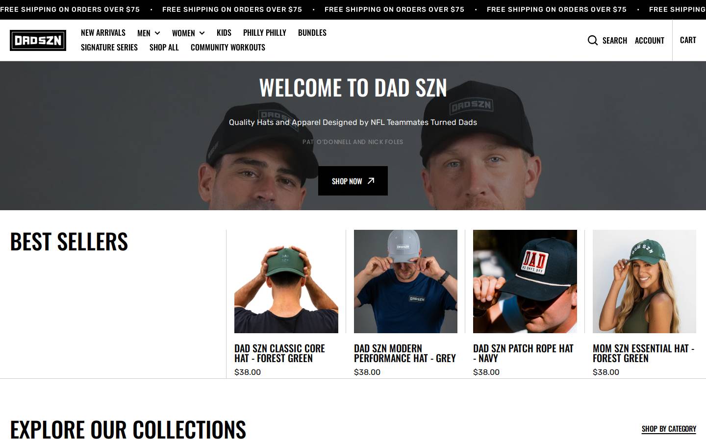 dadszn.com homepage screenshot