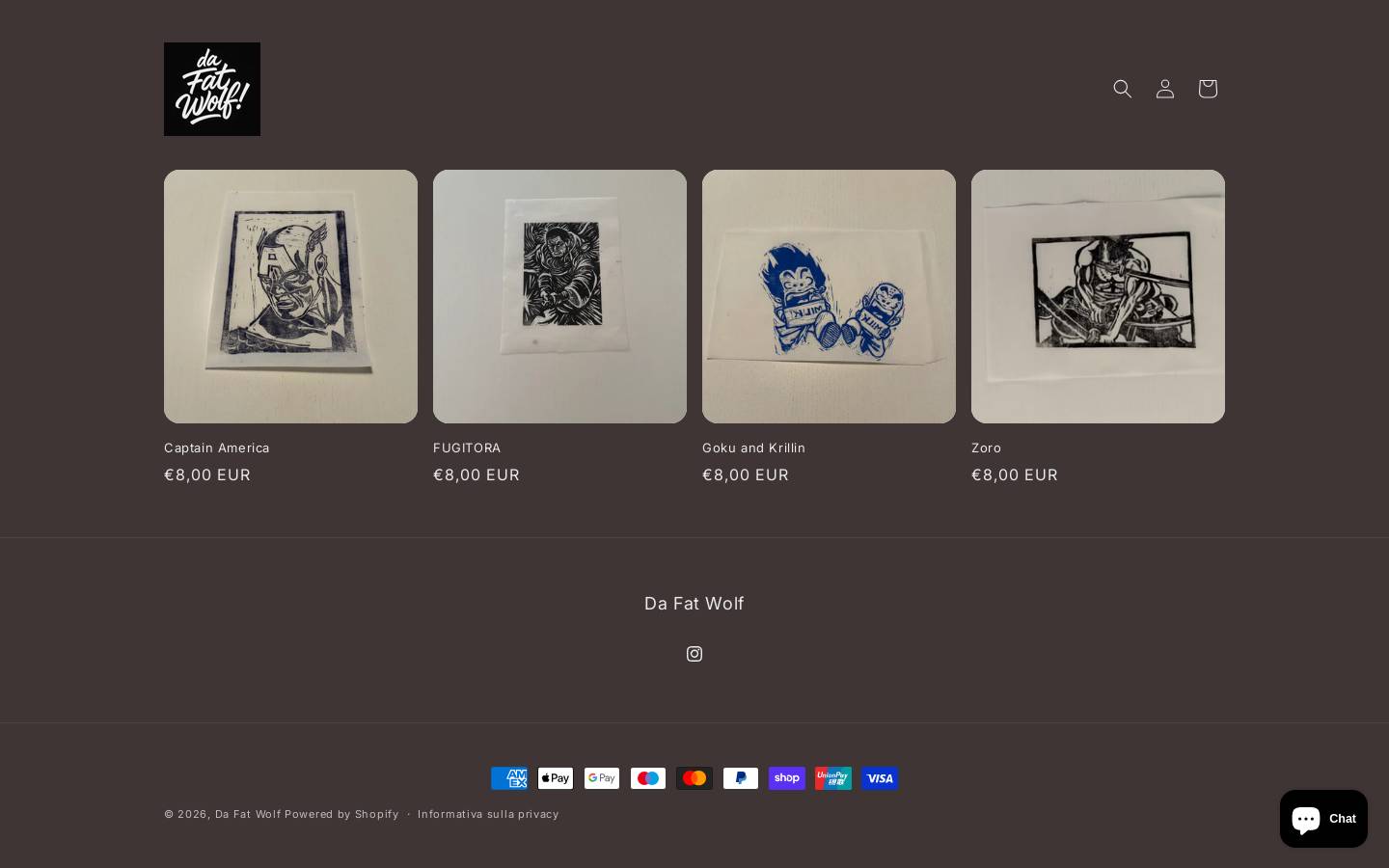 dafatwolf.com homepage screenshot