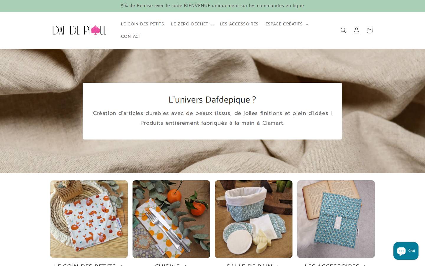 dafdepique.fr homepage screenshot
