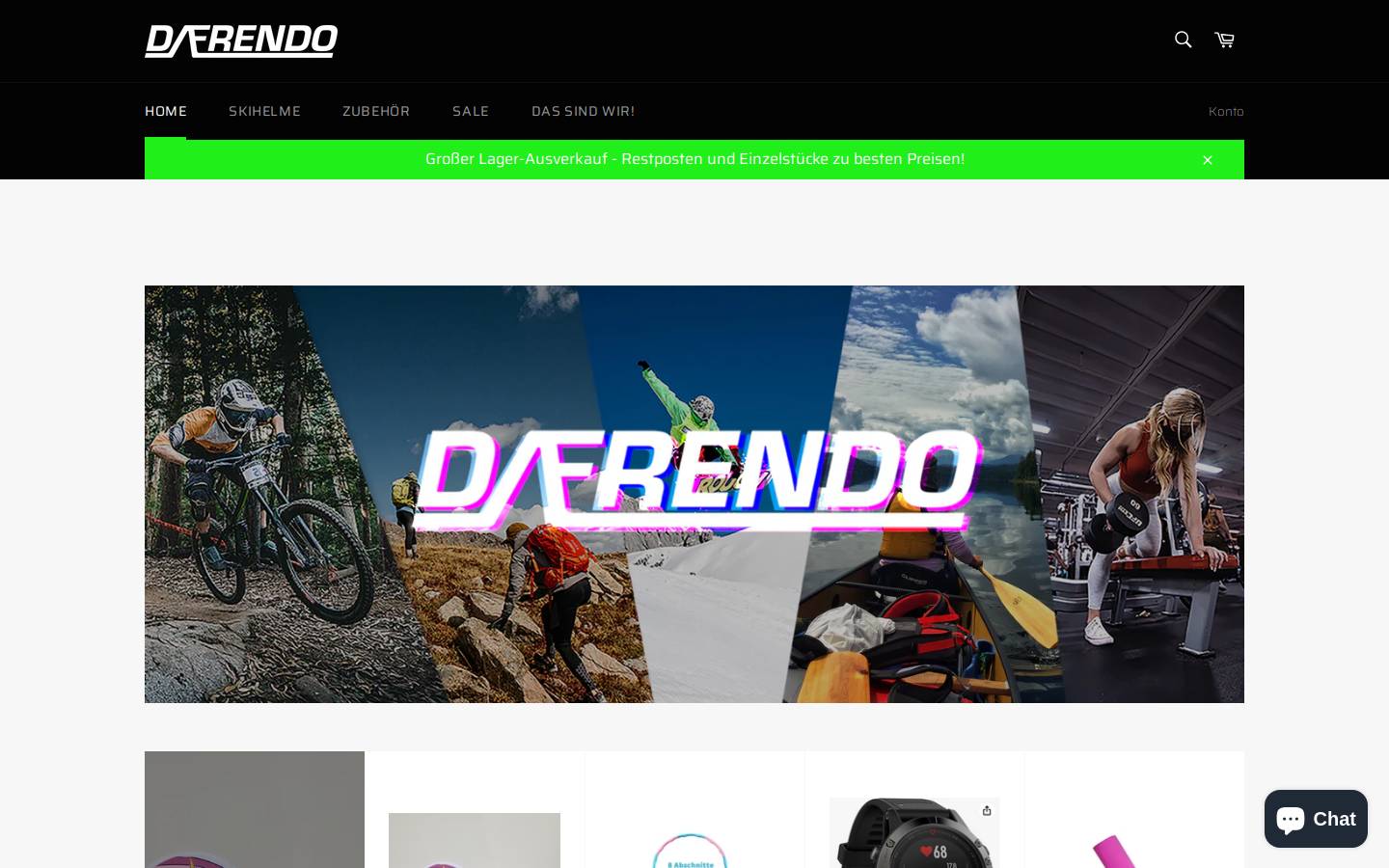 dafrendo.de homepage screenshot