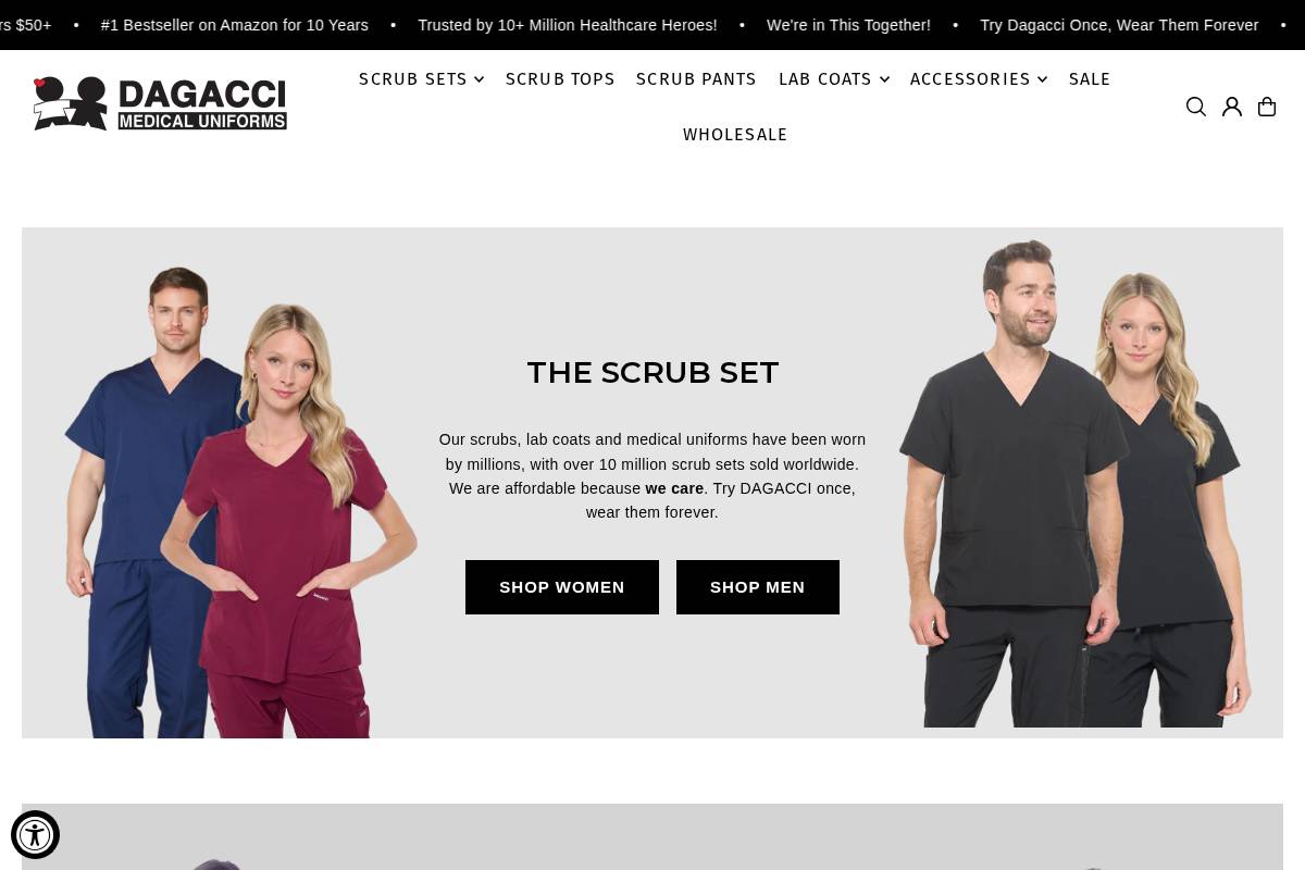 dagacci.com homepage screenshot