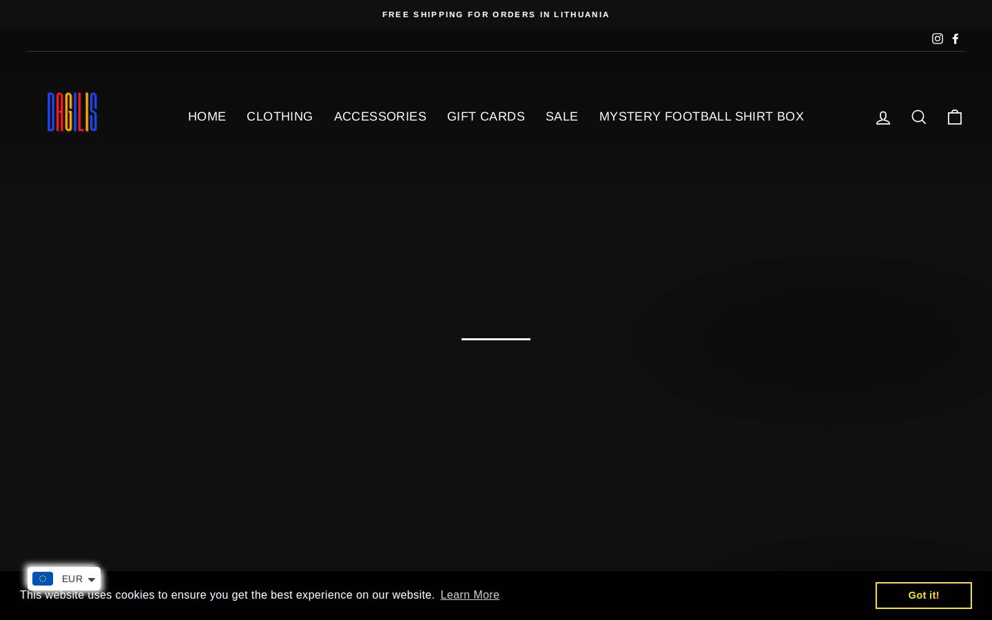 dagilisvintage.com homepage screenshot