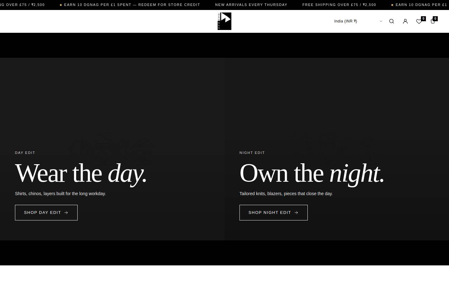 dagnag.com homepage screenshot