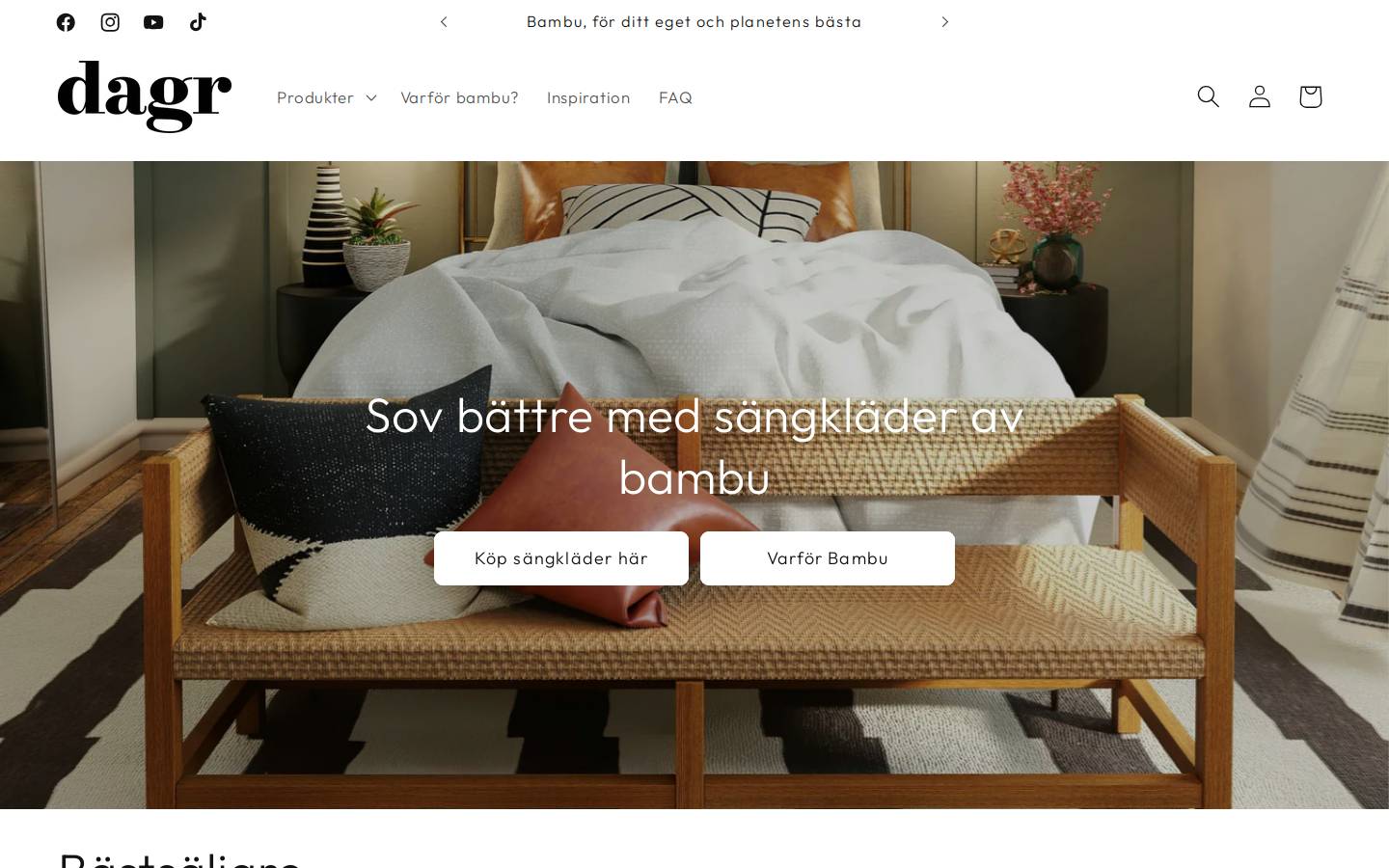 dagr.se homepage screenshot