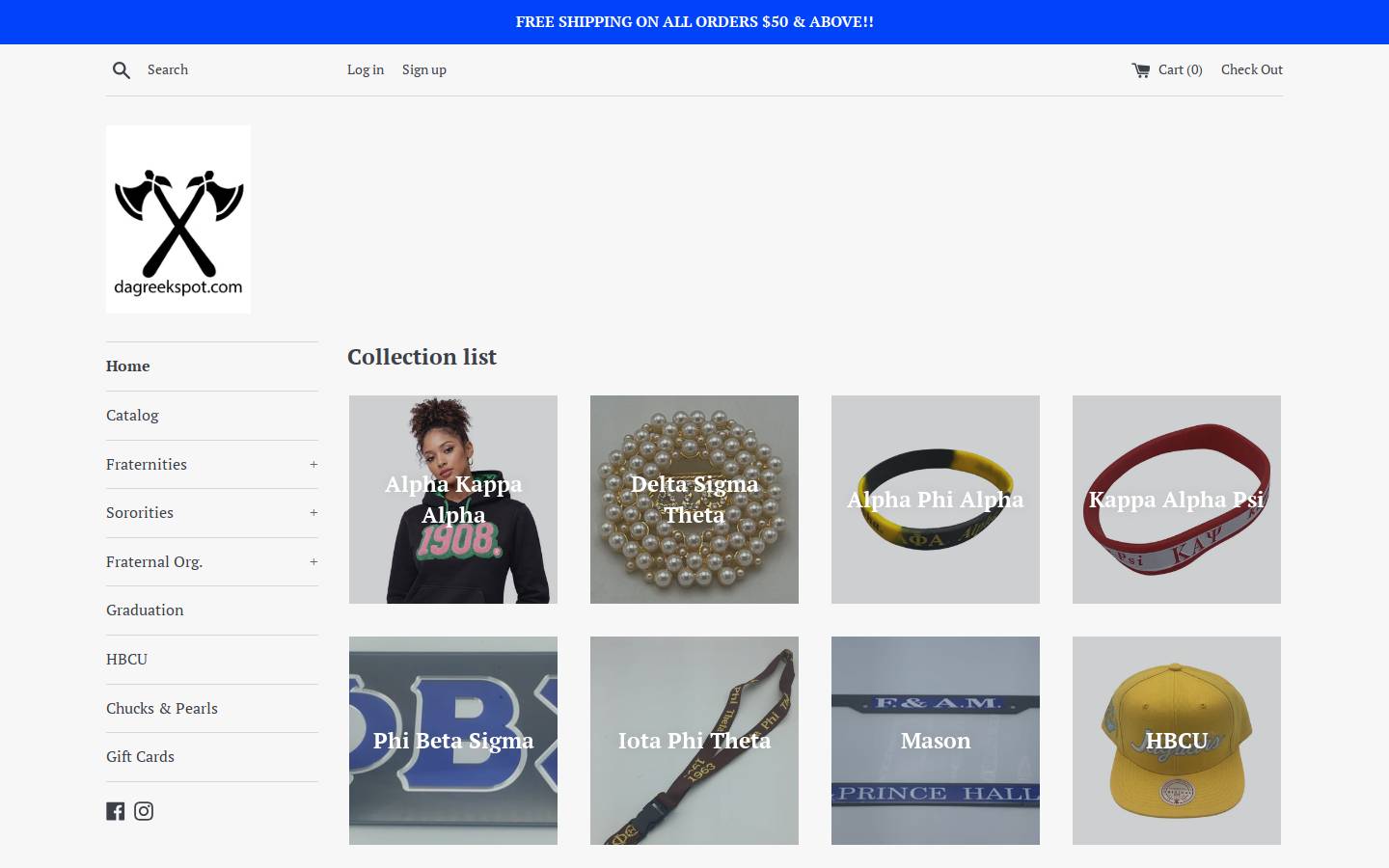 dagreekspot.com homepage screenshot